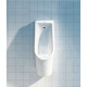 Писсуар подвесной Duravit Starck 3 с внешней подачей воды, белый, 24.5x30x70 см