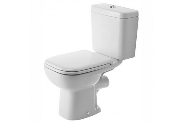 Унитаз напольный Duravit D-Code  белый, овальный, антивсплеск, 35.5x65 см