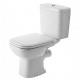 Унитаз напольный Duravit D-Code  белый, овальный, антивсплеск, 35.5x65 см