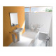 Унитаз напольный Duravit D-Code  белый, овальный, антивсплеск, 35.5x65 см
