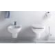Унитаз подвесной Duravit D-Code  белый, овальный, антивсплеск, 35.5x54.5 см