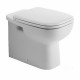 Унитаз приставной Duravit D-Code  белый, овальный, антивсплеск, 35.5x56 см