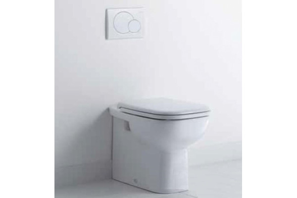 Унитаз приставной Duravit D-Code  белый, овальный, антивсплеск, 35.5x56 см