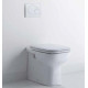 Унитаз приставной Duravit D-Code  белый, овальный, антивсплеск, 35.5x56 см