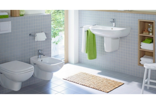 Биде подвесное Duravit D-Code цвет белый, овальное, антивсплеск, 35.5x54 см