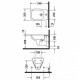 Биде подвесное Duravit D-Code цвет белый, овальное, антивсплеск, 35.5x54 см