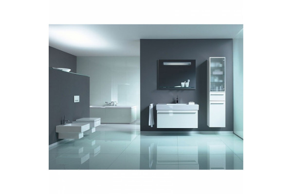 Унитаз подвесной Duravit Vero белый, прямоугольный, антивсплеск, 37x54.5 см