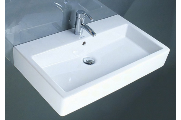 Раковина накладная Duravit Vero 80 см цвет белый, на столешницу, прямоугольная