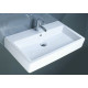 Раковина накладная Duravit Vero 80 см цвет белый, на столешницу, прямоугольная