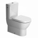 Унитаз напольный Duravit Darling New  белый, овальный, антивсплеск, 37x63 см