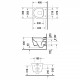 Унитаз подвесной Duravit ME by Starck compact белый, овальный, 37x48 см