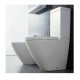 Унитаз наполный ME by Starck Duravit белый, овальный, антивсплеск, 36x65 см