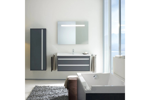 Тумба для комплекта Duravit Ketho 100 графит матовый подвесная, с ящиками