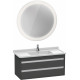 Тумба для комплекта Duravit Ketho 100 графит матовый подвесная, с ящиками