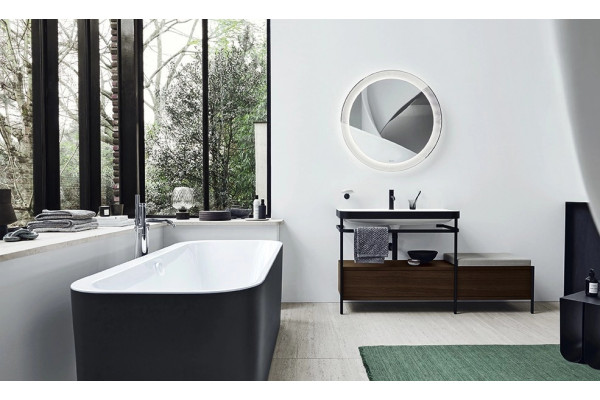 Зеркало Duravit Happy D.2 Plus HP7481S0000 округлое, с подсветкой