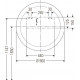 Зеркало Duravit Happy D.2 Plus HP7481G0000 округлое, с подсветкой