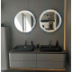 Зеркало Duravit Happy D.2 Plus HP7481G0000 округлое, с подсветкой