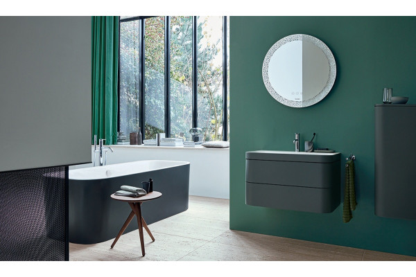 Зеркало Duravit Happy D.2 Plus HP7486G0000 округлое, с подсветкой