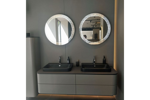 Зеркало Duravit Happy D.2 Plus HP7486G0000 округлое, с подсветкой