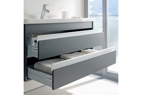 Мебель для ванной Duravit Ketho 80 графит матовый подвесная, с ящиками