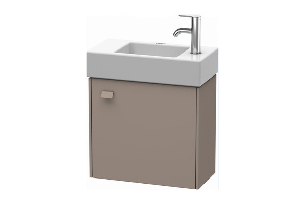 Duravit Brioso Тумба подвесная под раковину 484х239х442 ммс 1 дверкой петли справа R цвет базальт матовый 43 (для 072450) BR4051R4343