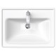 Duravit D-Neo Раковина накладная 650х480  мм с переливом с 1 отв. под смеситель  с WonderGliss цвет: белый 23676500001