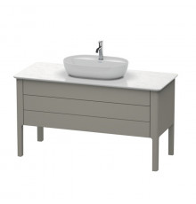 Duravit Luv База напольная 743x1388x5701  2 выдв.ящика цвет каменно-серый шелковисто-матовый
