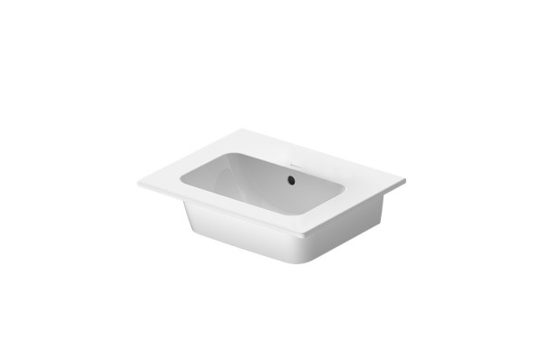 Duravit ME by STARCK Раковина накладная 530х430мм с переливом без отв под смес  с WonderGliss цвет: белый 23365300601