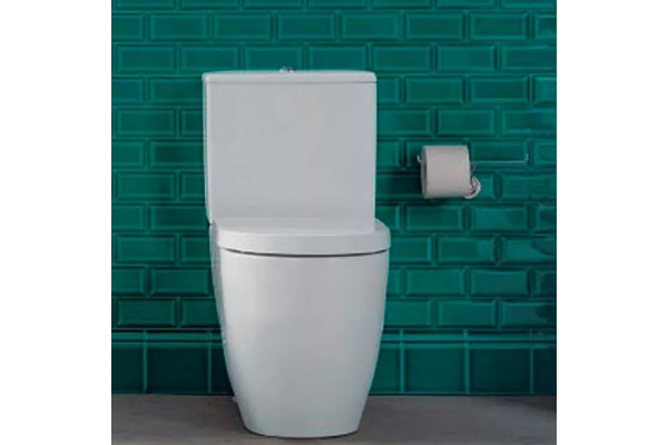 Duravit ME by Starck Унитаз комбинированный с вертикальным смывом с отдельным бачком (не вкл. бачок) включая крепление 45л. с HygieneGlaze 370x650 2170092000