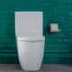 Duravit ME by Starck Унитаз комбинированный с вертикальным смывом с отдельным бачком (не вкл. бачок) включая крепление 45л. с HygieneGlaze 370x650 2170092000