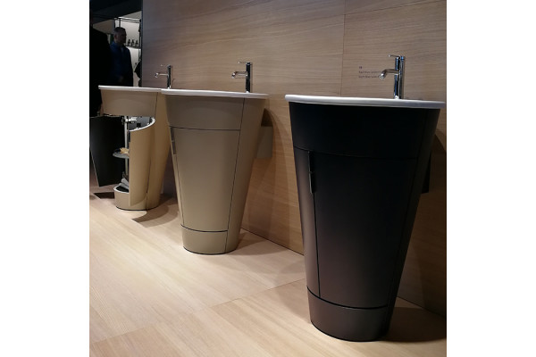 Duravit Starck 1 Тумба напольная 600x560xh825 мм для раковины #040658 с 2мя дверцами 1 полка цвет: stone grey satin matt S1952009292