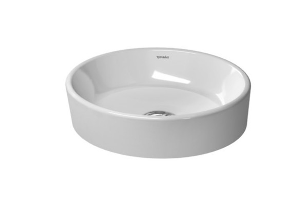 Duravit Starck 2  Раковина шлифованный вариант без перелива без площадки под смес. включая крепление 440x400мм Цвет: Белый (СПЕЦЦЕНА) 2321440000