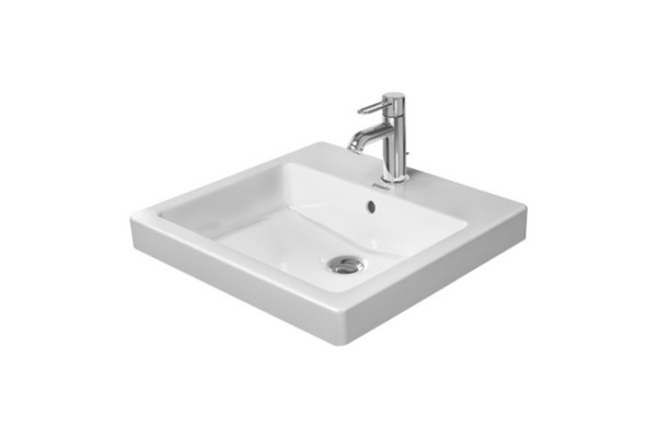Duravit Vero Раковина  встраиваемый для встраивания сверху с перел. с 1 отв. под смес. 500x465мм Цвет: Белый 0315500000