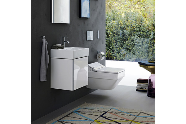 Duravit XSquare База под раковину 434х340х397 мм 1 дверца левая Цвет белый глянцевый (для раковины 073245) XS4060L2222