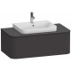 Тумба для комплекта Duravit Happy D.2 Plus 100 графит суперматовый подвесная, с ящиками
