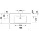 Раковина Duravit D-Neo 2367100000 прямоугольная, цвет белый