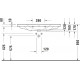 Раковина Duravit D-Neo 2367100000 прямоугольная, цвет белый