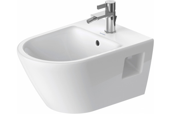 Биде подвесное Duravit D-Neo 2295150000 цвет белый, овальное, 37x54 см