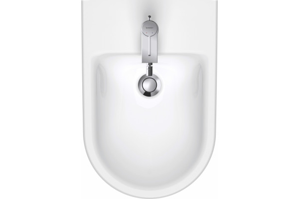 Биде подвесное Duravit D-Neo 2295150000 цвет белый, овальное, 37x54 см
