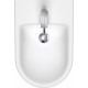 Биде подвесное Duravit D-Neo 2295150000 цвет белый, овальное, 37x54 см