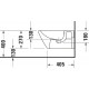 Биде подвесное Duravit D-Neo 2295150000 цвет белый, овальное, 37x54 см