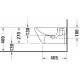 Биде подвесное Duravit D-Neo 2294150000 цвет белый, овальное, 36x27 см