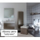 Шкаф-пенал Duravit L-Cube капучино L глянцевый, левый, с дверками