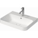 Раковина Duravit Happy D.2 Plus 2360600000 60 см прямоугольная, цвет белый