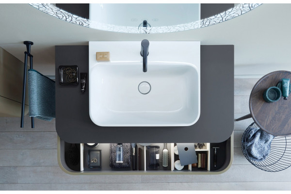 Раковина Duravit Happy D.2 Plus 2360600000 60 см прямоугольная, цвет белый