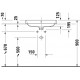 Раковина Duravit Happy D.2 Plus 2360600000 60 см прямоугольная, цвет белый