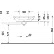 Раковина Duravit D-Neo 2366650000 прямоугольная, цвет белый