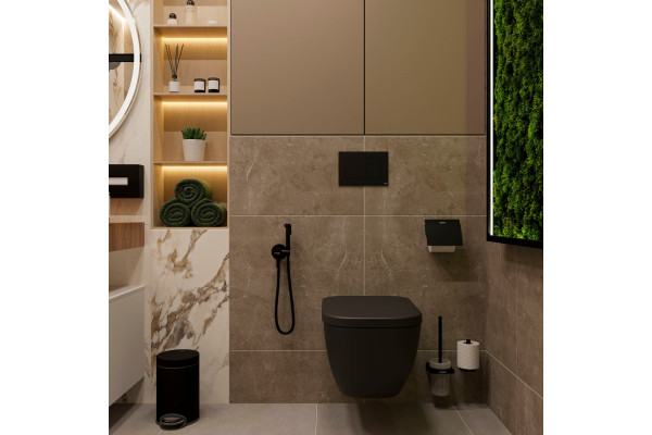 Столешница с раковиной Duravit Happy D.2 Plus, дуб французский, 100, без отверстий + 2 тумбы 50, подвесная, матовая