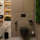 Столешница с раковиной Duravit Happy D.2 Plus, дуб французский, 100, без отверстий + 2 тумбы 50, подвесная, матовая