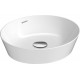 Столешница с раковиной Duravit 100, дуб карпентер, без отверстий, с раковиной Duravit Cape Cod, 40, белая